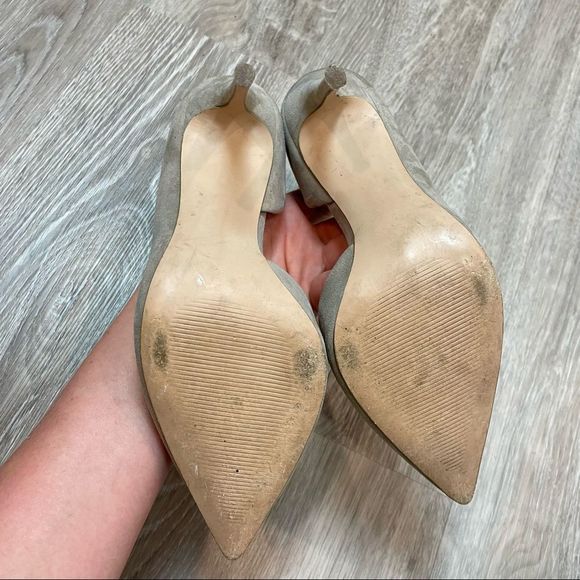 Steve Madden Gray Felicity Suede D'orsay Pump - Picture 4 of 11